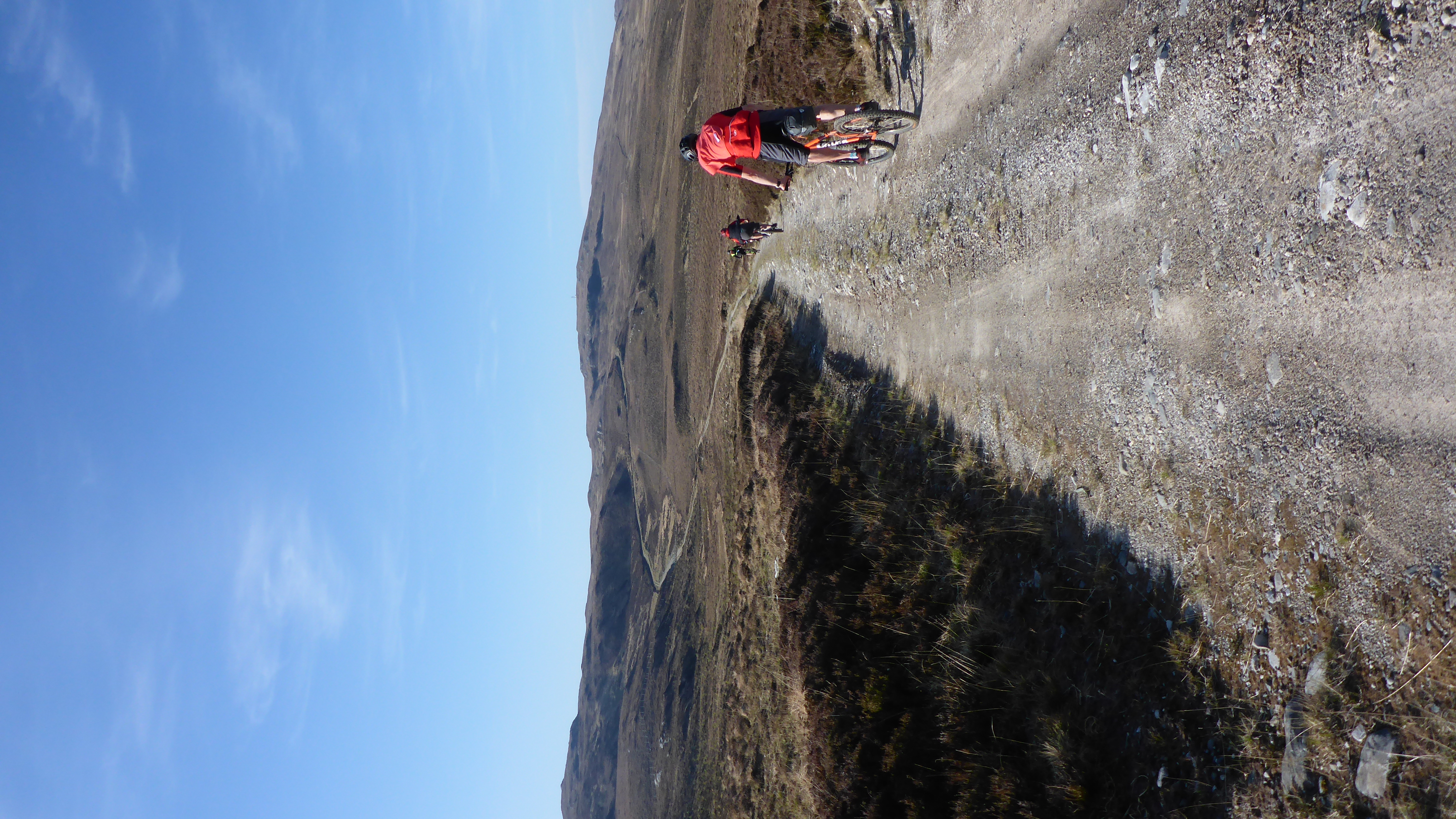 The last big climb from Cashel Dhu